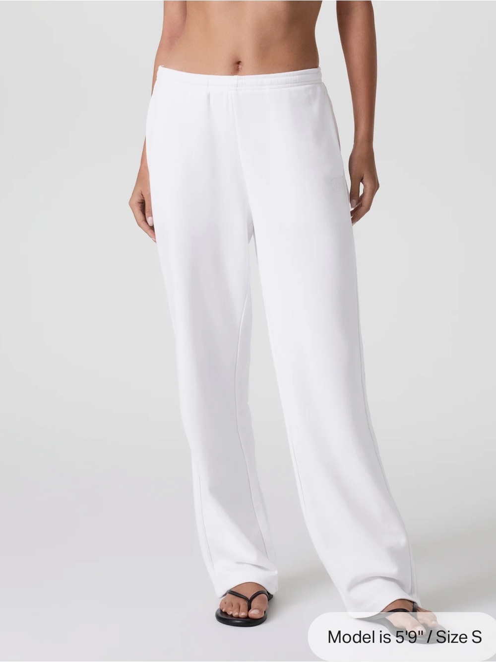Vuori Sedona Straight Leg Sweatpants - Size Small | Color: White